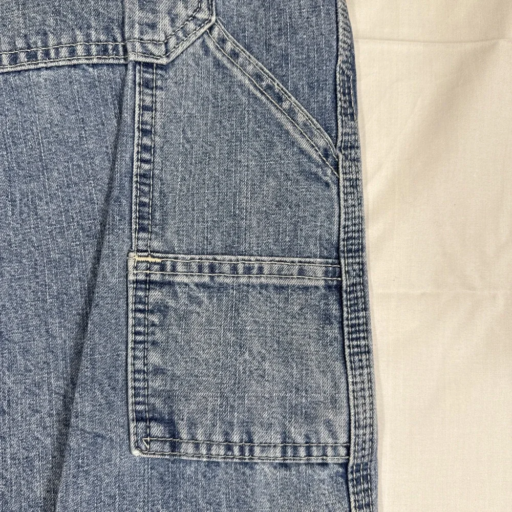 JEANS CARPENTER (2) Lee Mens  38 x 32‎ Blue Vintage 90s 100% Cotton Medium Wash